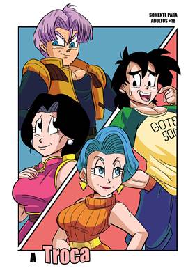 Goten e Trunks fodendo suas mães