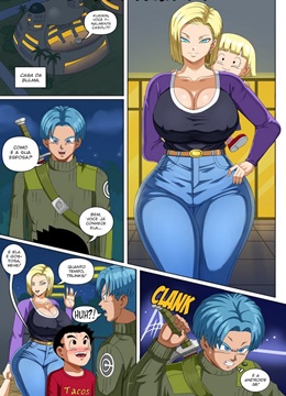 Android 18 and Trunks